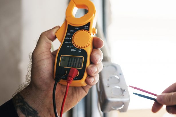 Electrician working